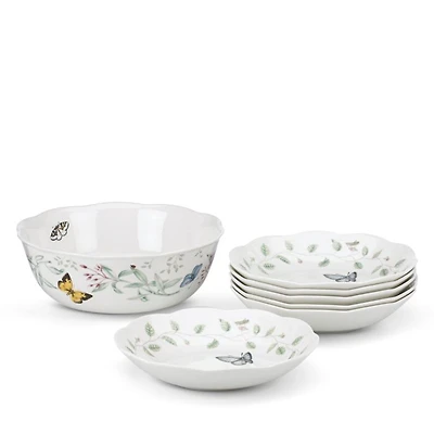 Butterfly Meadow 7-Piece Pasta/Salad Set