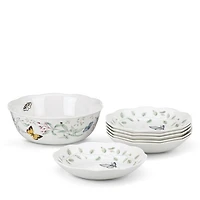 Butterfly Meadow 7-Piece Pasta/Salad Set