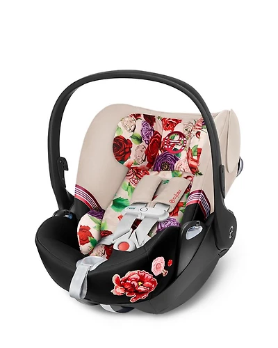 Cloud Q Infant Car Seat with SensorSafe in Spring Blossom