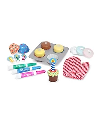 Melissa & Doug Bake & Decorate Cupcake Set - Ages 3+