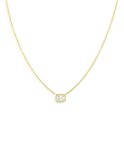 Roberto Coin 18K Yellow Gold Tiny Treasure Diamond Pendant Necklace, 18