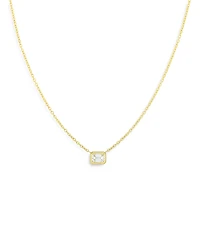 Roberto Coin 18K Yellow Gold Tiny Treasure Diamond Pendant Necklace, 18