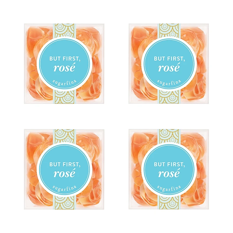 Sugarfina But First, Rose (Roses), Small Cube - Set of 4