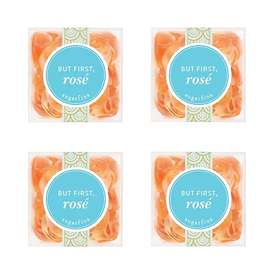 Sugarfina But First, Rose (Roses), Small Cube - Set of 4