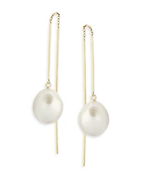 Bloomingdale's Fine Collection Baroque Cultured Freshwater Pearl Threader Earrings