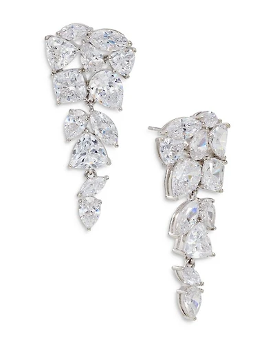 Deluxe Cluster Drop Earrings