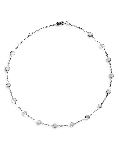 Ippolita Sterling Silver Lollipop Mother of Pearl Station Necklace, 16
