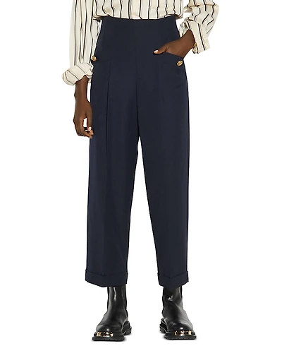 Sandro Sieny Wide Leg Pants