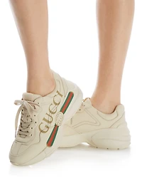 Women's Rhyton Leather Sneakers