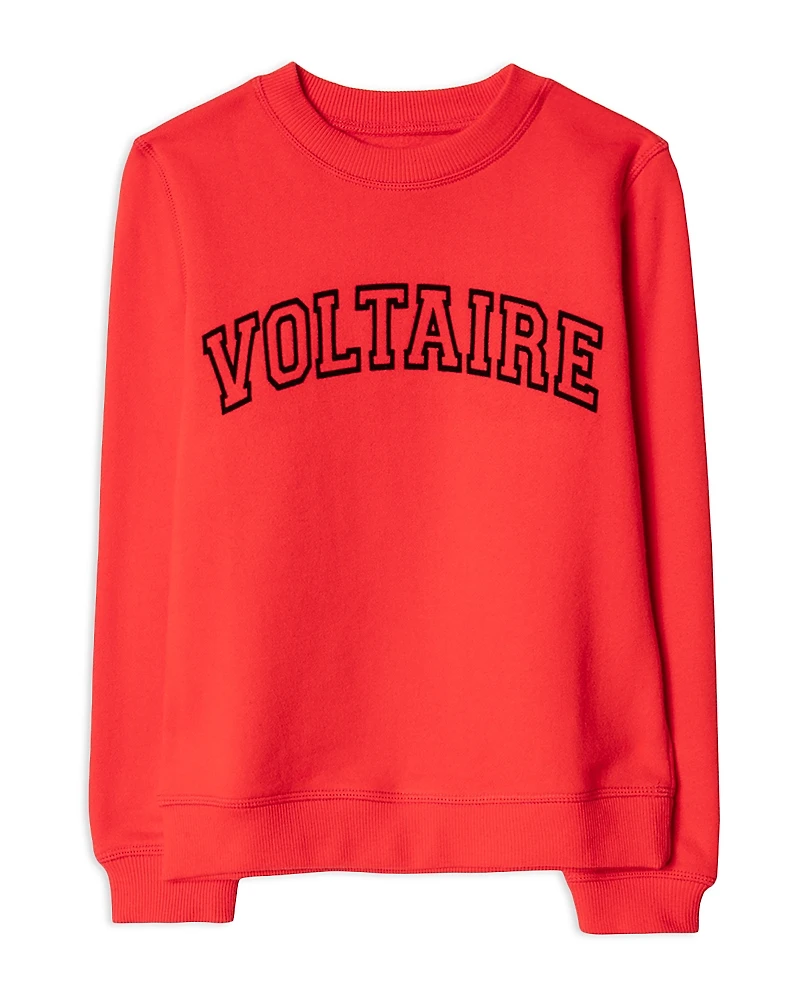 Zadig & Voltaire Boys' Joe Cotton Graphic Sweatshirt - Little Kid, Big Kid