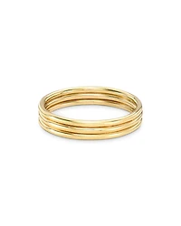 Zoe Lev 14K Yellow Gold Three-Row Band
