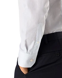 Slim Fit Micro Print Shirt