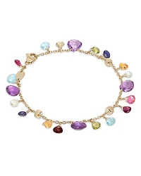 Marco Bicego 18K Yellow Gold Paradise Amethyst & Mixed Gemstone Bracelet