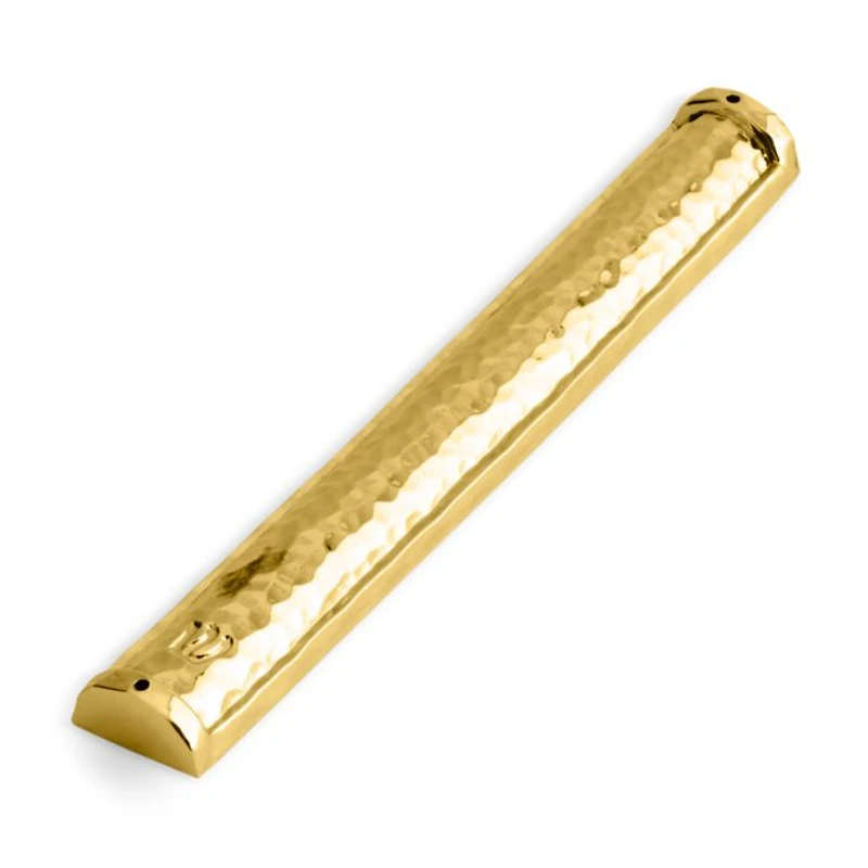 Hammertone Large Mezuzah Gold