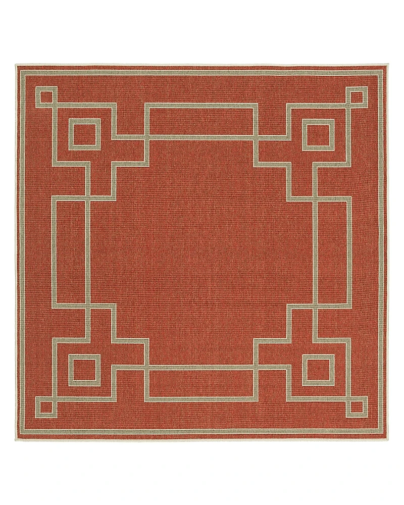 Livabliss Alfresco Alf-f Square Area Rug, 8'10 x 8'10