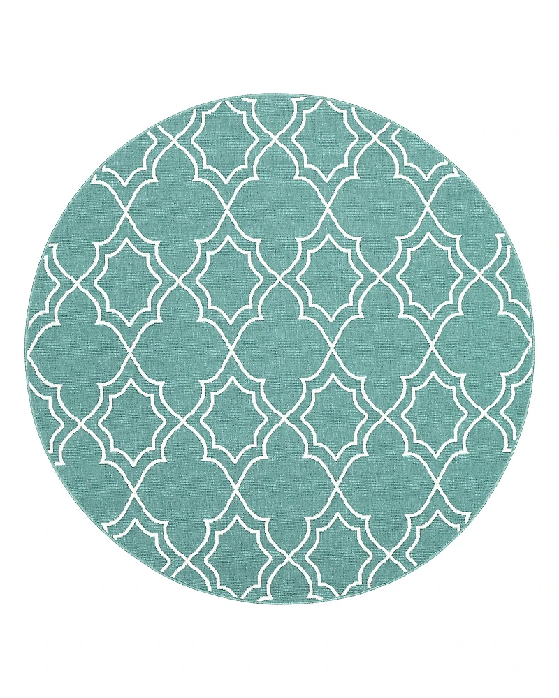 Livabliss Alfresco Alf-h Round Area Rug