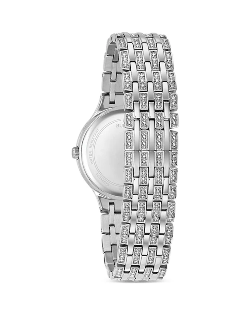 Crystal Pavé Watch, 32mm