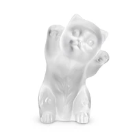 Limited Edition Crystal Kitten Clear Figure