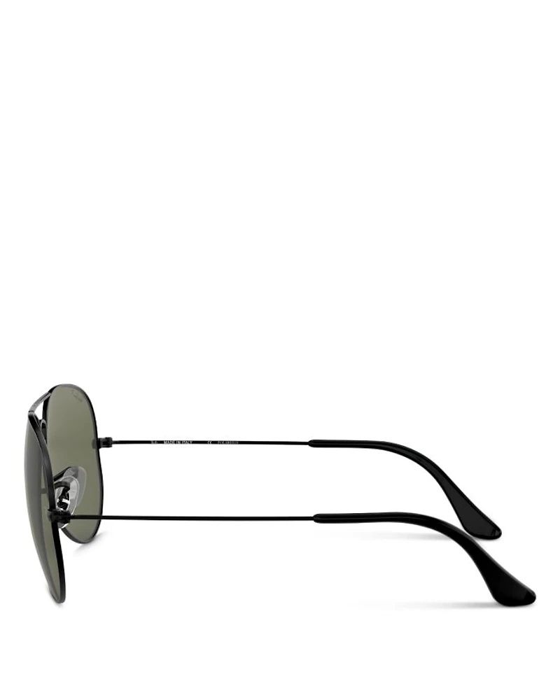Unisex Polarized Brow Bar Aviator Sunglasses