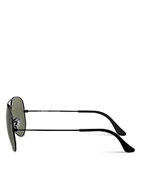 Unisex Polarized Brow Bar Aviator Sunglasses