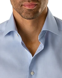 Micro Slim Fit Houndstooth Dress Shirt