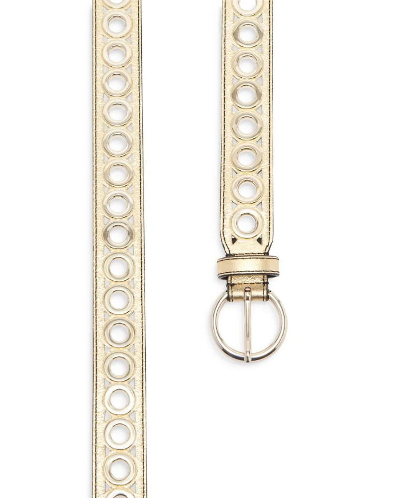 Women's Adelia Leather Grommet Belt