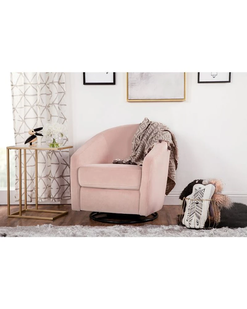 Madison Velvet Glider