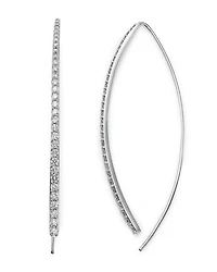 Diamond Threader Earrings in 14K Gold