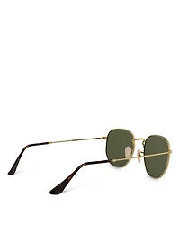 Icons Polarized Hexagonal Sunglasses, 51mm