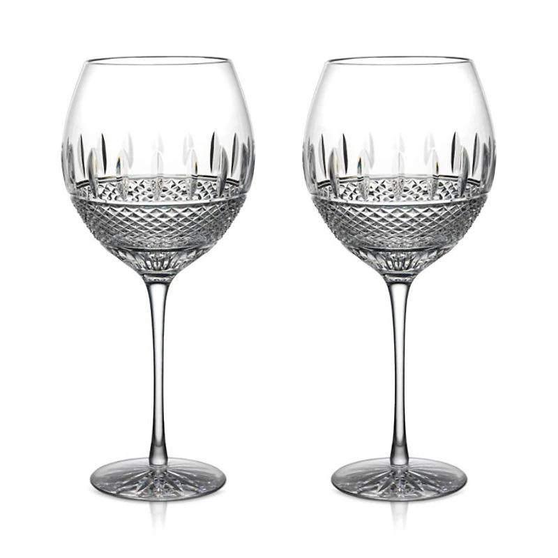 Irish Lace Red Wine Glass, Set of 2