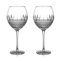 Irish Lace Red Wine Glass, Set of 2