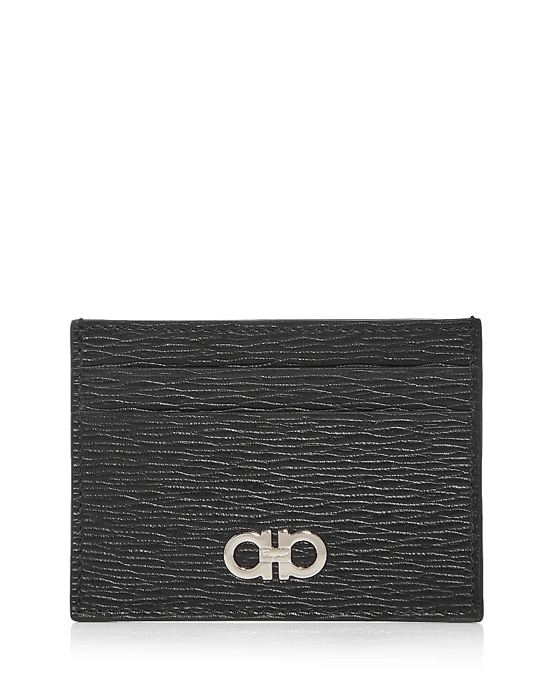 Salvatore Ferragamo Men's Revival Gancrevival Basic Card Case