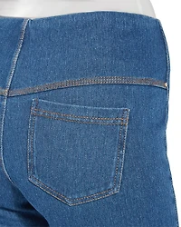Cuffed Denim Shorts