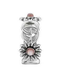 Sterling Silver GG Marmont Mother-of-Pearl Ring