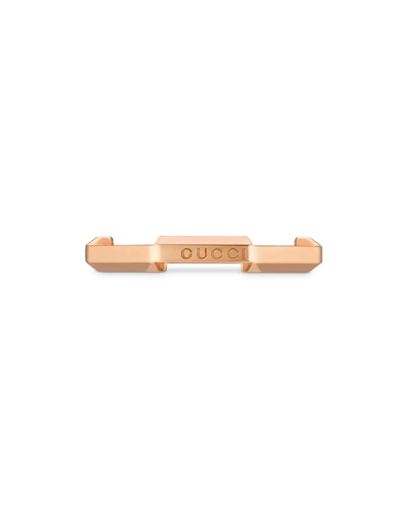 18K Rose Gold Link To Love Ring