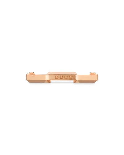 18K Rose Gold Link To Love Ring