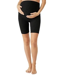 Beyond Yoga Space Dye Love The Bump Maternity Bike Shorts