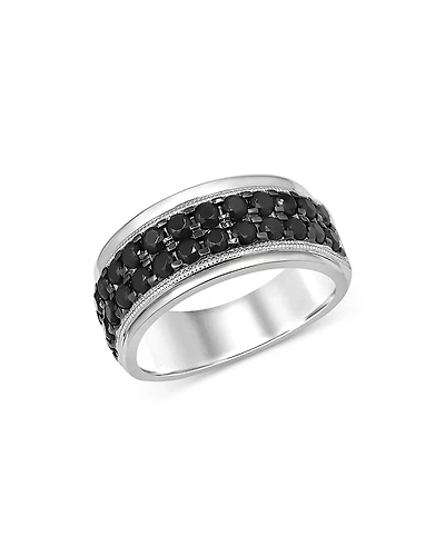 Bloomingdale's Fine Collection Men's Black Diamond Band
