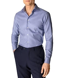 Slim Fit Houndstooth Dress Shirt