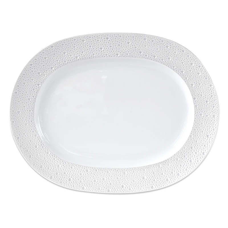 Bernardaud Ecume Perle Oval Platter