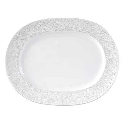 Bernardaud Ecume Perle Oval Platter