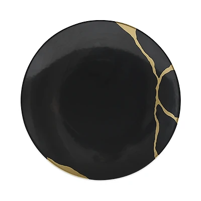 Bernardaud Kintsugi Charbon Coupe Salad Plate
