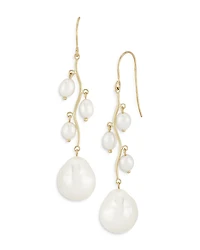 Bloomingdale's Fine Collection Cultured Freshwater & Baroque Pearl Drop Earrings