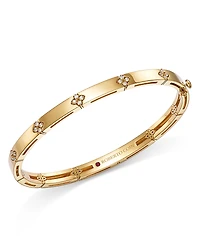 Roberto Coin 18K Gold Verona Diamond Bangle Bracelet