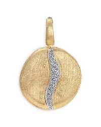 Marco Bicego 18K White & Yellow Gold Jaipur Diamond Disc Pendant