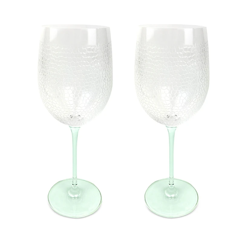 Michael Wainwright Panthera Clear Wine Glass, Set of 2