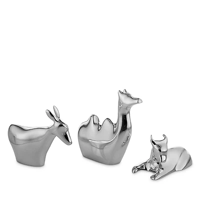 Nambe Miniature Nativity Animals Set