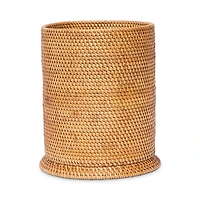Pigeon & Poodle Dalton Rattan Wastebasket