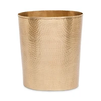 Pigeon & Poodle Verum Hammered Oval Wastebasket