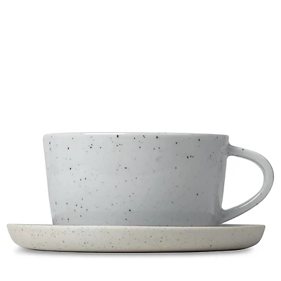 Blomus Sablo Coffee Cups with Saucers, Set of 2